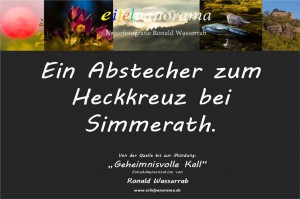 12 - Ein Abstecher zum Heckkreuz bei Simmerath 