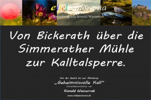 14 - Von Bickerath zur Kalltalsperre 