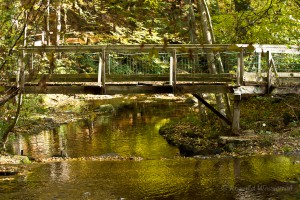 Kall mit Brücke Nähe Mestrenger Mühle