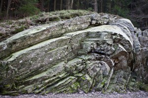 Geologischer Sattel an der Teufelsley